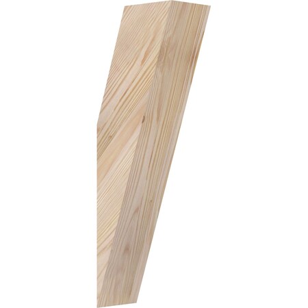 Ekena Millwork 3 1/2"W x 6"D x 18"H Traditional Smooth Knee Brace, Douglas Fir BRC04X06X18TRA00SDF